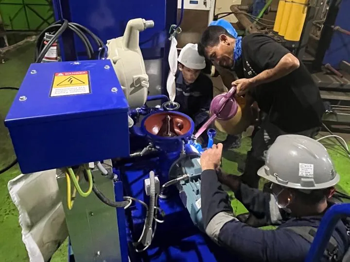 Installation & Commissioning Alfa Laval Oil Purifier OCM 103 at OKI Pulp and Paper